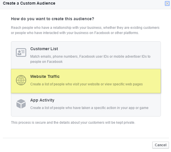 website-traffic-custom-audience